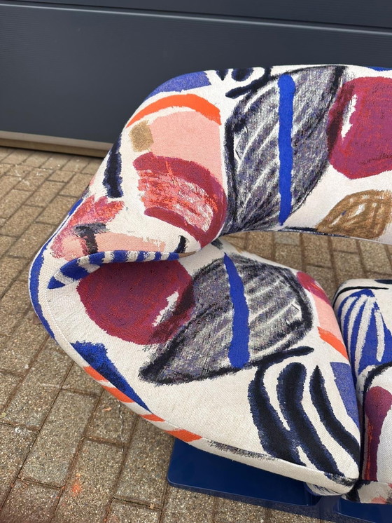 Image 1 of Silla Artifort Ribbon Pierre Paulin en tela de Pierre Frey La Toile du Peintre