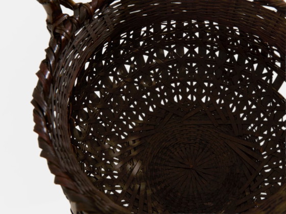 Image 1 of Set di cestini di bambù Ikebana Maeda Chikubōsai periodo Meiji 