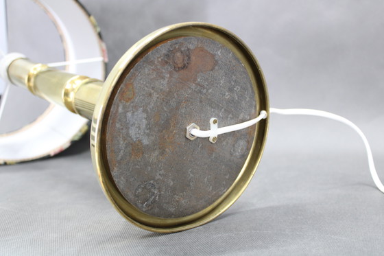 Image 1 of 1960 Paar grote messing tafellampen, Denemarken