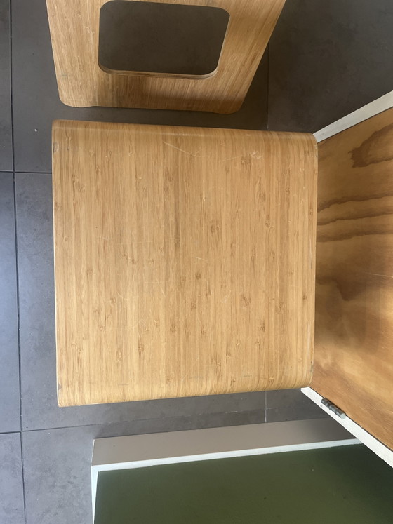 Set of 3 Vintage IKEA Benjamin Stools – Lisa Norinder – 90s – Wood (photo 4 of 5)
