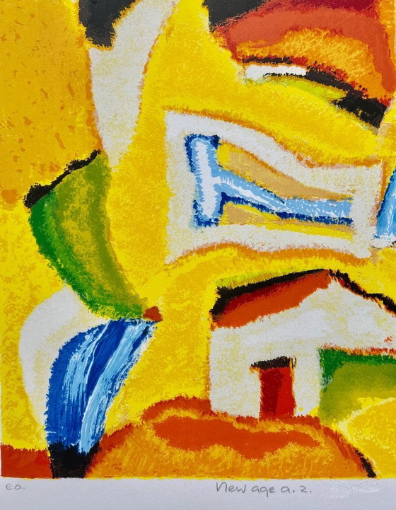 Image 1 of Serigrafía de Saskia Bremer - Nueva era a.2