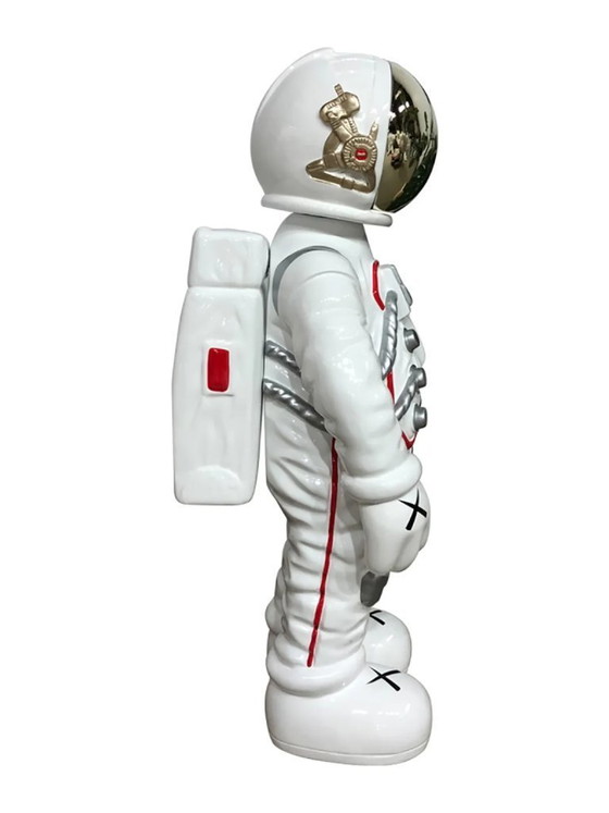 Image 1 of Fiberglass Sculpture - Astronaut - White