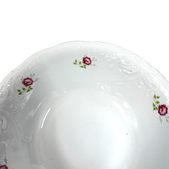 Image 1 of Porcelain set from the Wałbrzych Porcelain Factory - 13 pieces, floral decoration, PRL