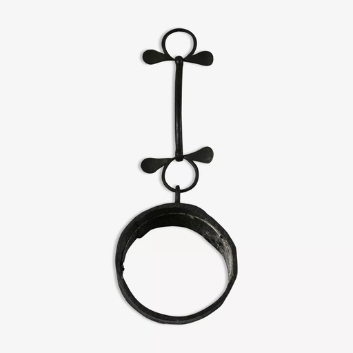 Miroir Suspendu en Métal, Années 50