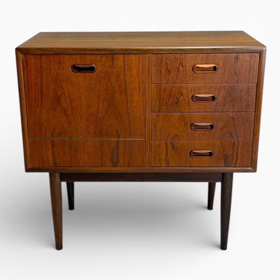 Image 1 of Danish vintage teak chest of drawers