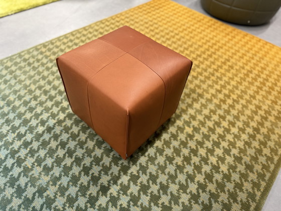 Image 1 of Eyye Kub 42 Sgabello Cera in pelle cognac