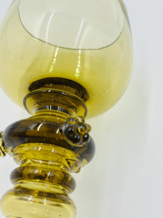 Lot de 8 verres à vin Roemer verts – Bohemia, Verres et carafes, Glass (photo 15 of 17)