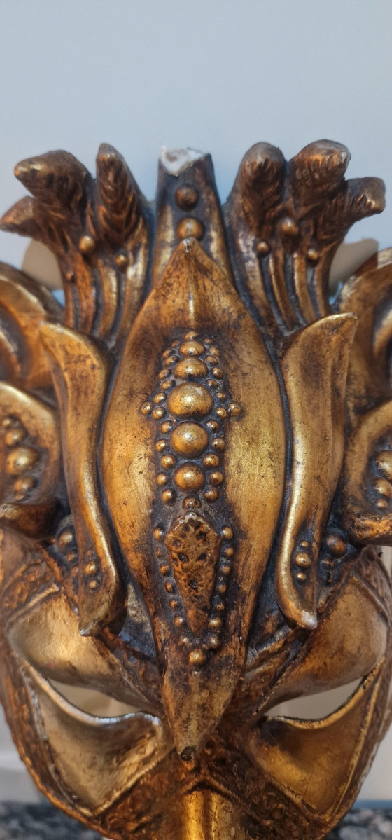 Image 1 of Exclusive Venetian Baroque Mask - Handmade & Signed by Sandro Becucci