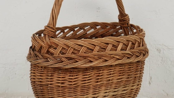 Antiker Weidenkorb (ca. 1930) #5 – Dekorative Objekte, Wicker (photo 3 of 9)