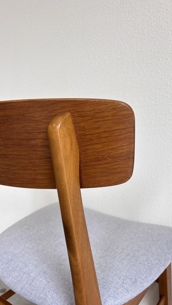 Image 1 of Set of 4 Vintage Chairs Danish Farstrup