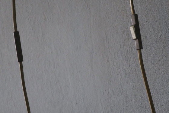 Image 1 of Coppia di lampade da parete vintage svedesi in ottone e vetro firmate C. E. Fors per Ewa Värnamo