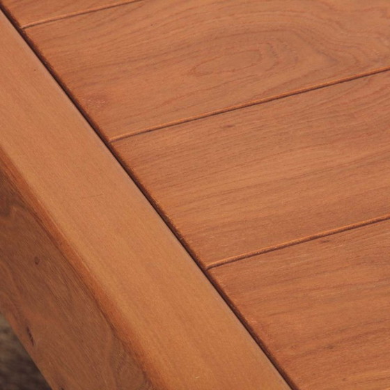 Image 1 of Mesa de comedor de olmo para Maison Regain, 1970