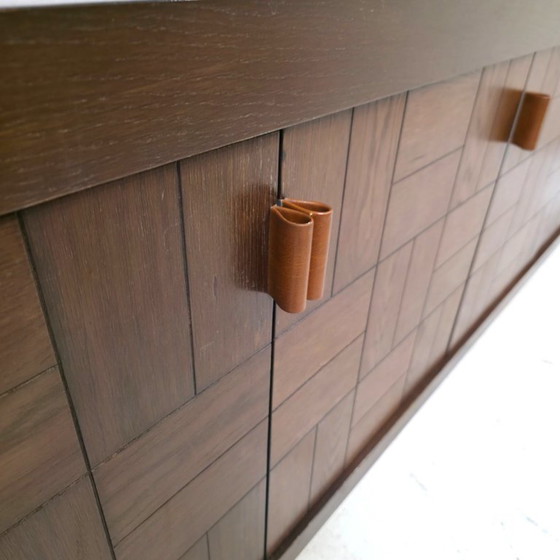 Image 1 of Brutalist sideboard by Frans Defour 280 cm 70's design Moderna series