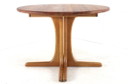 Vintage Round 2x Extendable Dining Table Danish