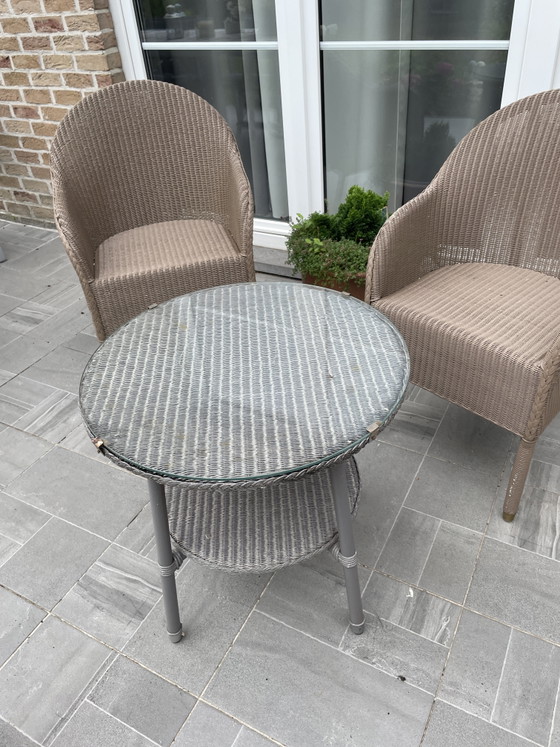 Vincent Sheppard tuinmeubelset: tafel en twee stoelen – Loungesets, Glass, Metal (photo 5 of 5)