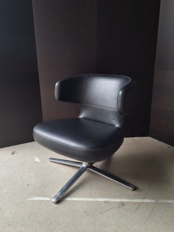 Vitra Petit Repos Schwarz/Braun Leder von Antonio Citterio – Sessel, Leather (photo 7 of 9)