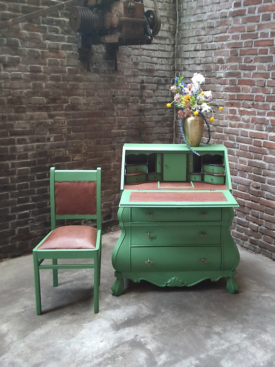 Image 1 of Sekretärschreibtisch, Bauchschrank