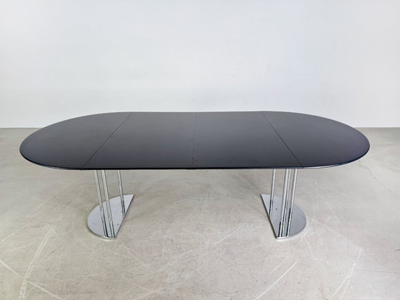 Image 1 of Original S1047 Thonet Table de salle à manger extensible 1980 Design Table
