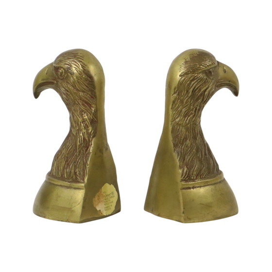 Image 1 of Raptor Eagle Buchstützen aus Messing