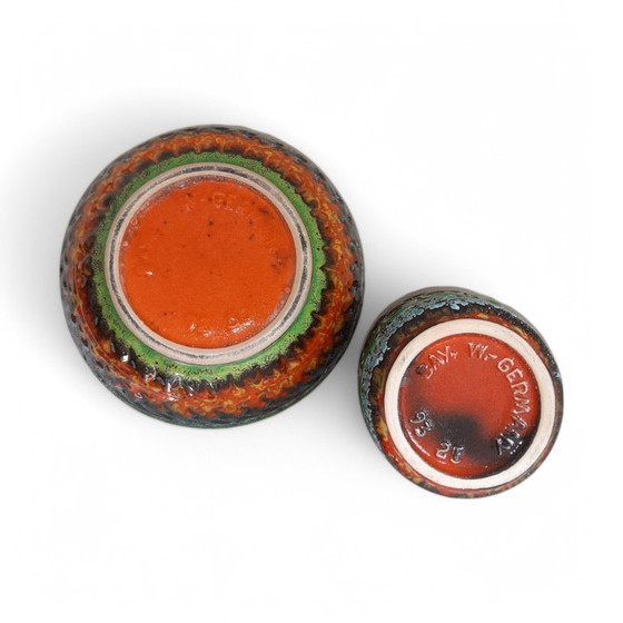 Image 1 of Jarrón Bay Keramik 92-30 y jarra 93-25, Alemania Occidental, década de 1970