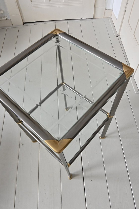 Image 1 of modern 80s side table, Italian design