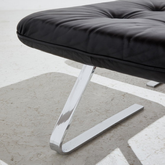 Image 1 of Fauteuil vintage avec ottoman par Reinhold Adolf pour Cor
