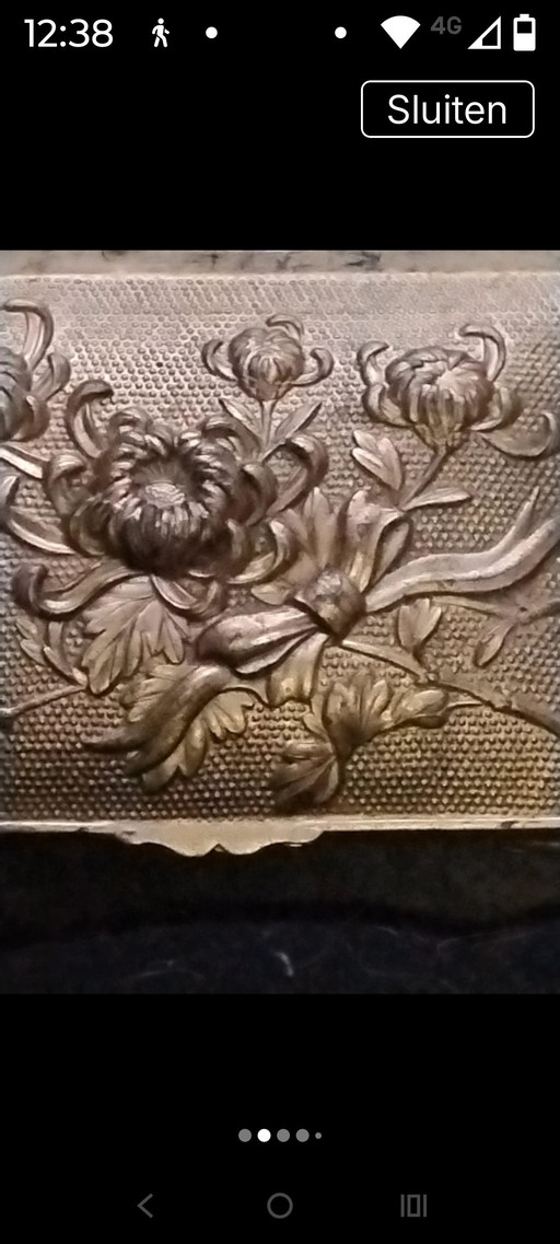 Boîte à bijoux (style japonais/Art nouveau vers 1900)