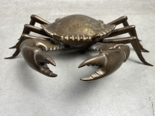 Vintage XXL Krab - Messing