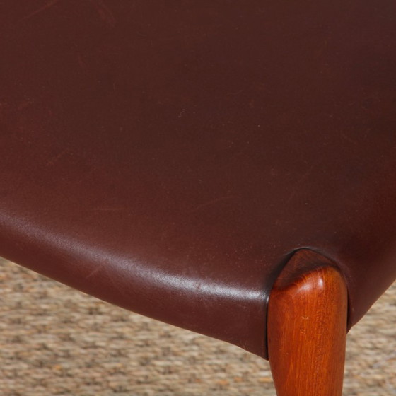 Image 1 of Set of 6 teak chairs by Niels Otto Moller, model 78, 1960