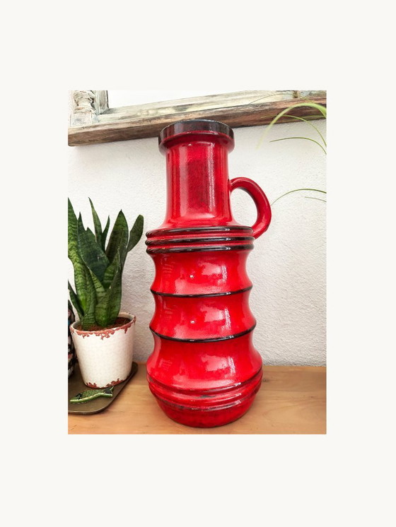 Image 1 of Zeer grote keramische vaas, West-Duitsland. Duitsland, jaren 70.