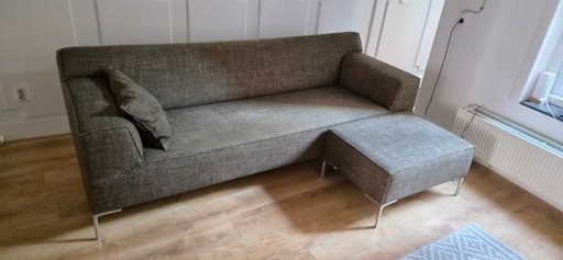 Ontwerp op Stock Bloq 3-zits bank met hocker