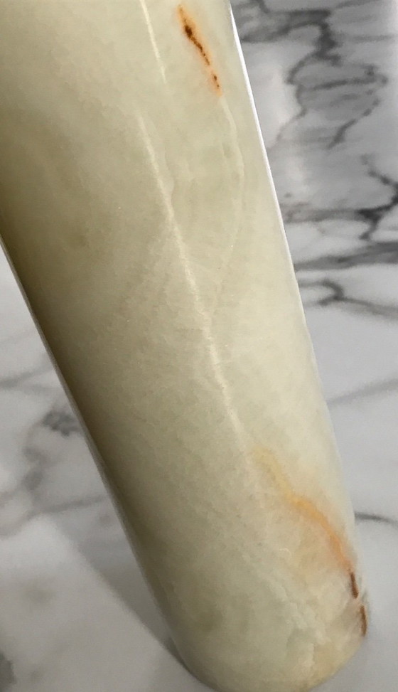 Image 1 of Vaso a rulli in marmo vintage, bella altezza