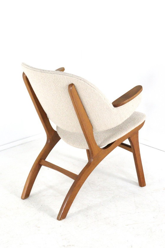 Carl Edward Matthes Poltrona modello 33a vintage appena rivestita – Poltrone, Legno (photo 11 of 15)