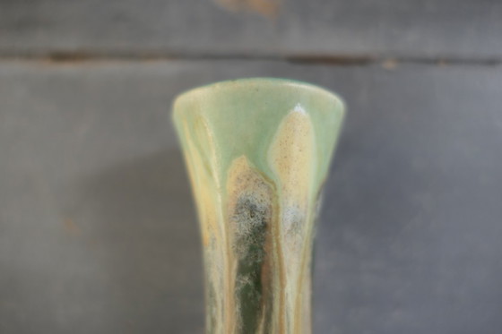 Image 1 of Art-Deco-Vase Faiencerie de Thulin Belgien