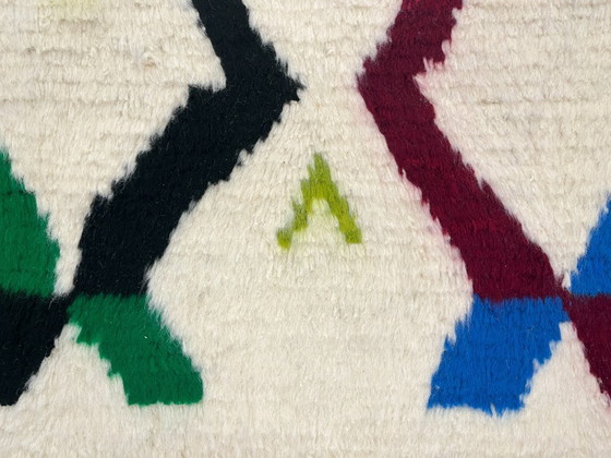 Image 1 of Tappeto marocchino in lana colorata - 239 cm x 160 cm