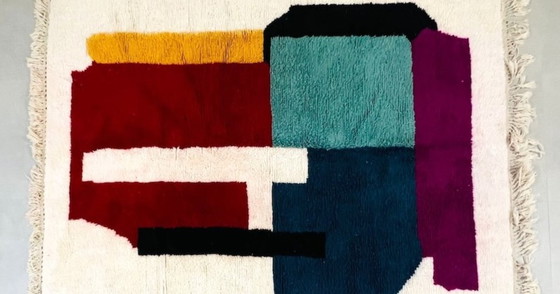 Image 1 of Tapis berbères multicolores en laine 250cmx200cm