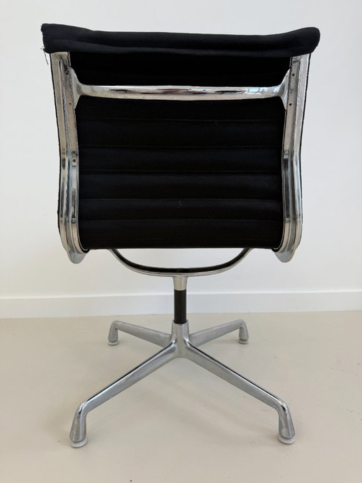 Herman Miller EA105 Side Chair – Black Hopsak / Chrome – Original USA Vintage (Not Vitra)