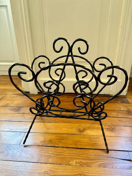 Image 1 of Porte-revues en fer forgé