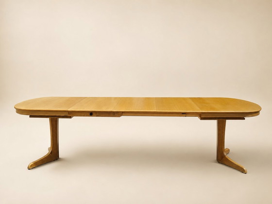 Image 1 of Scandinavian extendable dining table 3.05cm x3 inlay leaves
