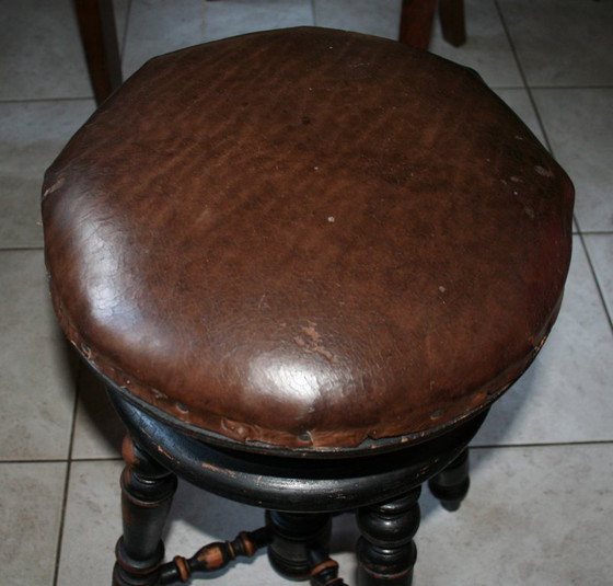 Image 1 of Antique piano stool from Music Room