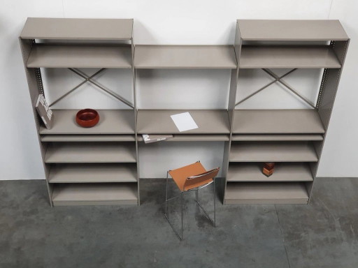 Scrivania Ahrend Stalux Friso Kramer anni '50 pensile vintage componibile