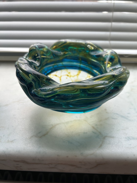 Image 1 of Vintage Mdina Malta glass bowl