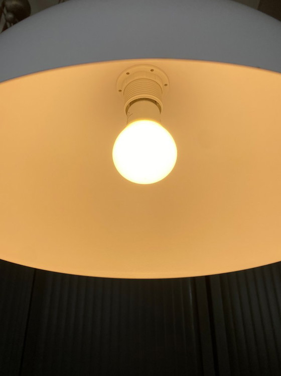 Lampe Suspension Lustre Plafonnier Blanc Industriel E27 – Metal (photo 6 of 14)