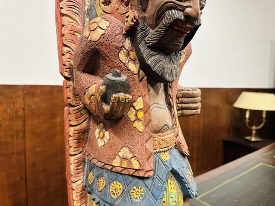 Statua Antica Balinese di Sacerdote Pendeta – Sculture, Legno (photo 6 of 14)