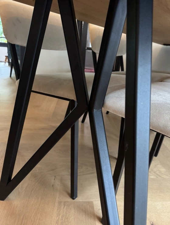 Studio Henk Tavolo da pranzo Butterfly 220*90 – Tavoli da pranzo, Metallo, Legno (photo 4 of 7)