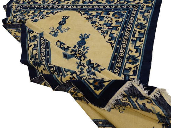 Image 1 of Antieke Pao Tao (Baotou) - 274 x 180 cm - Wol op katoen - Handgeknoopt in China, circa 1930