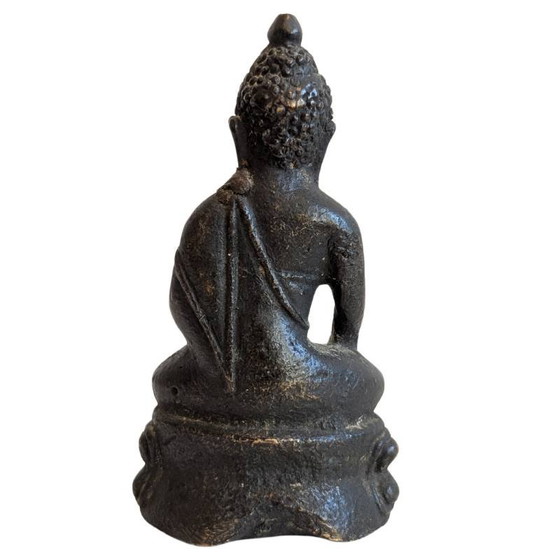 Estatua portátil Mahayana con Kalasha – Bronce antiguo parcialmente dorado – Lote 148 – Esculturas, Bronze (photo 5 of 8)