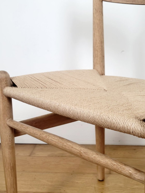 Image 1 of Lot de 2 chaises de salle à manger Hans J. Wegner CH36 pour Carl Hansen & Søn en chêne massif