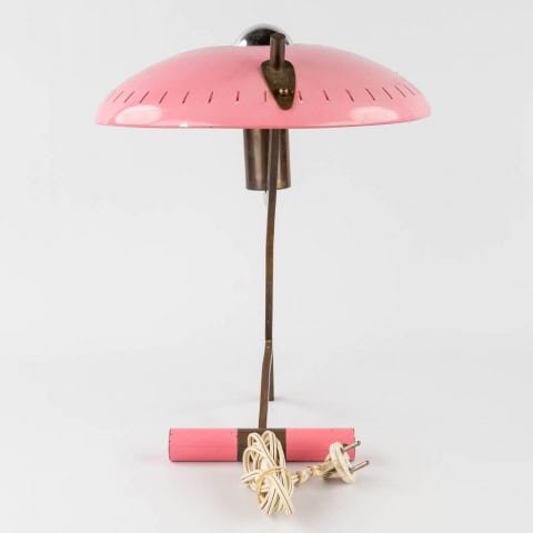 Lámpara de escritorio Decora de Louis Kalff para Philips – Lámparas de escritorio, Metal, Latón (photo 9 of 10)