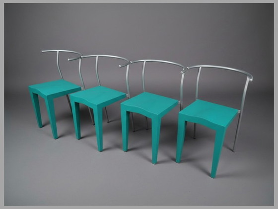 Image 1 of Juego de 4 sillas Dr. Glob diseñadas por Philippe Starck para Kartell, década de 1980.